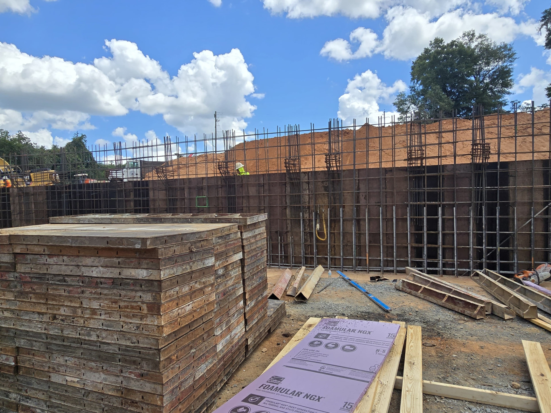 Formwork Staged & Ready