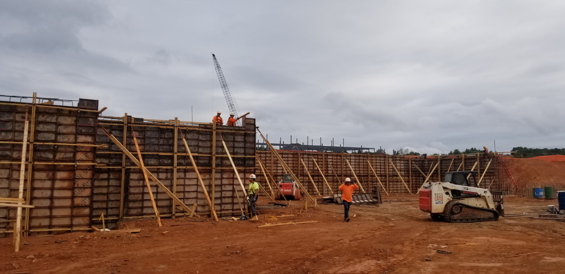 Commercial Wall Forming — Tall Walls