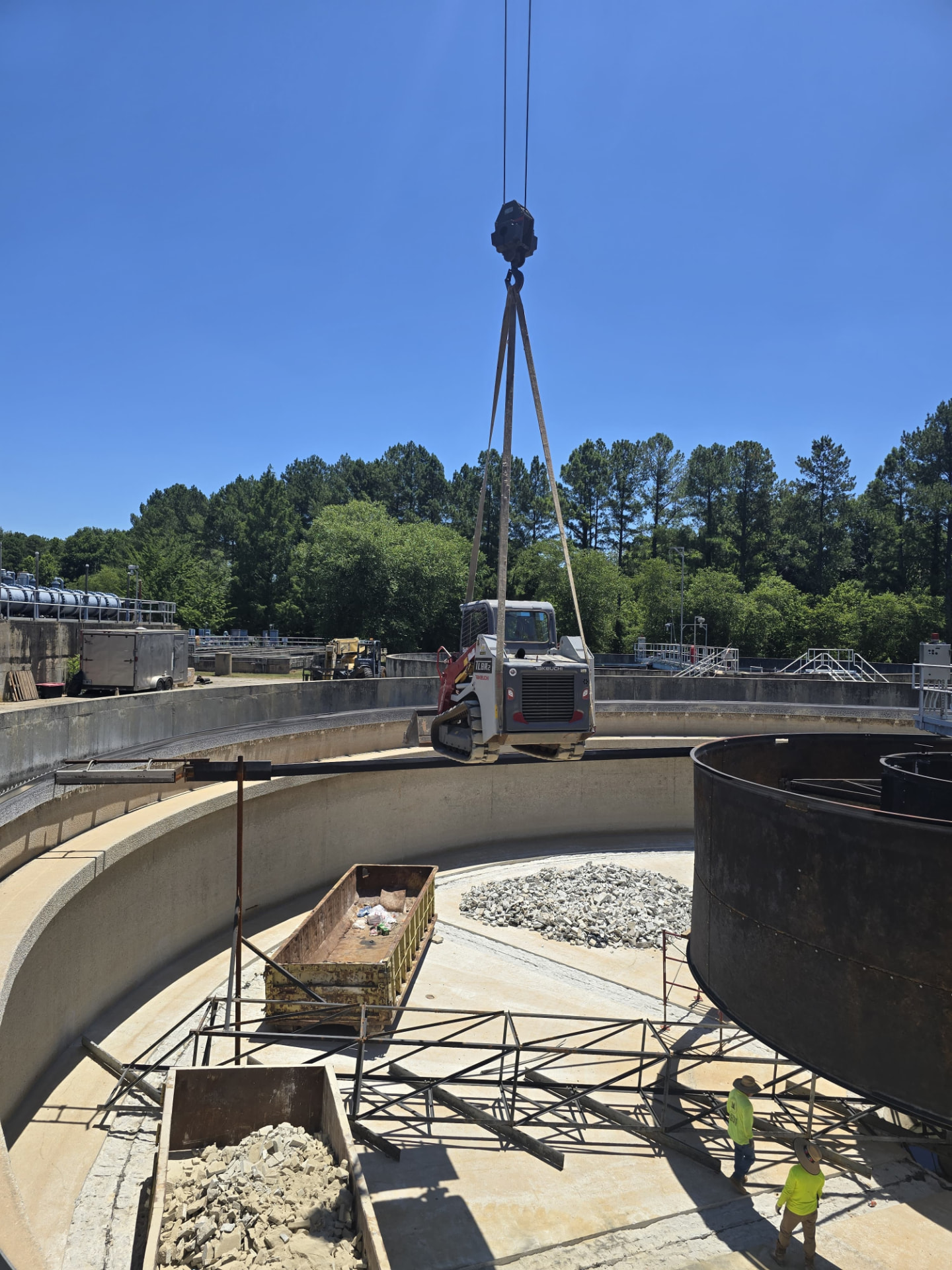Crane Support & Basin Demolition