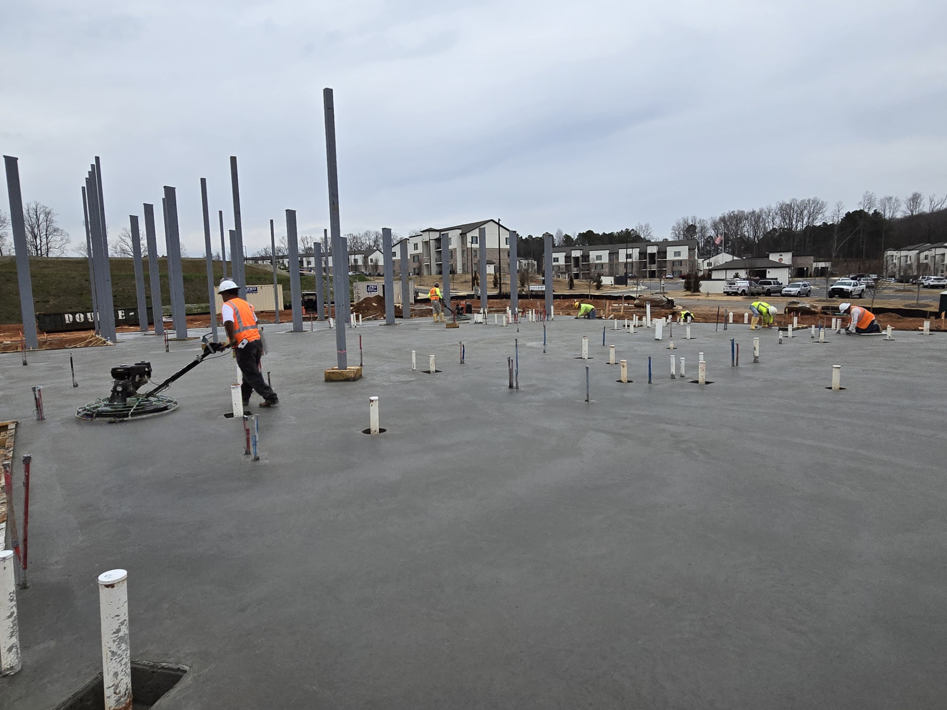 13,000 Sq. Ft. Slab Finish
