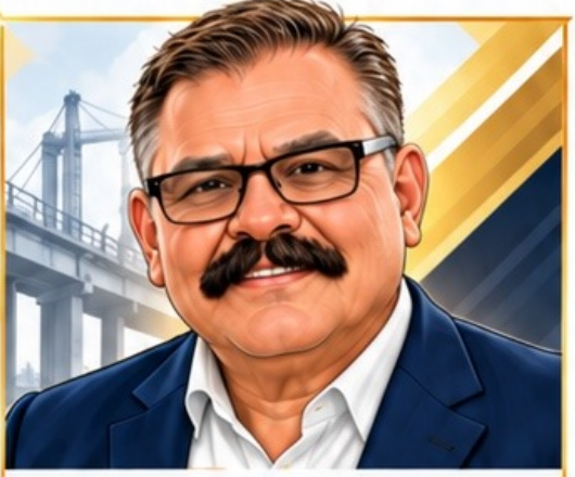 Illustrated portrait of Alfredo Medrano Sr.